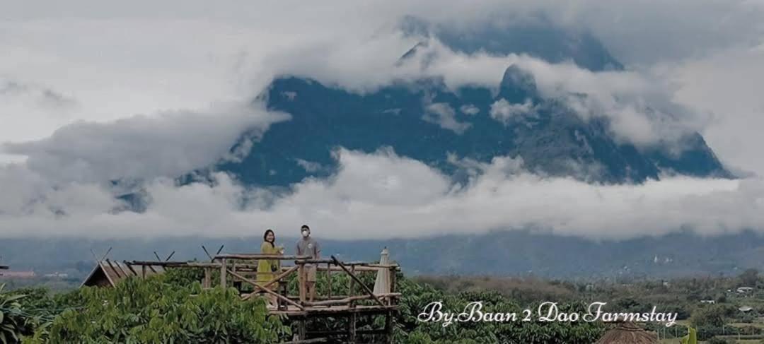 Baan 2 Dao Farmstay Chiang Dao Eksteriør billede