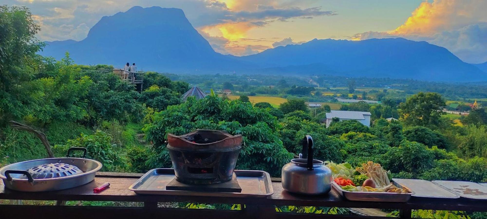 Baan 2 Dao Farmstay Chiang Dao Eksteriør billede